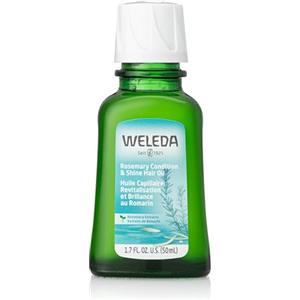WELEDA Olio nutriente per capelli bio intensivo, cosmetici naturali a base di erbe, trattamento per capelli con rosmarino per capelli fragili e fragili, protezione e cura per una lucentezza naturale (1 x 50 ml)