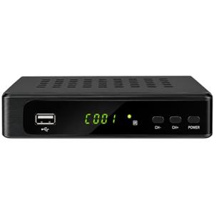 Generico Decoder Digitale Terrestre DVB-T3 HD, Ricevitore TV H.265 HEVC, HDMI e USB, MPEG-4, Decoder Compatto per TV con Telecomando