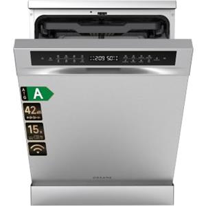 DREAME DK501 Pro Lavastoviglie da Incasso 60cm, 15 Coperti, Controllo Smart | Braccio Irroratore FlexWing, Sistema di Lavaggio HydraFlow a 360°, Pulizia Profonda a 75 °C, Doppia Asciugatura Lavastoviglie