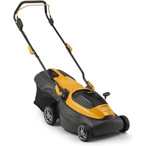 STIGA 140e Collector Kit Tagliaerba A Batteria, 20 V, 38 cm - Brushless, Manubrio Soft-Grip Regol. - Prati Fino A 350 m², 2 Batt. 4 Ah + Caric.