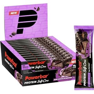Powerbar Barrette Proteiche - Soft Core - Dark Chocolate Brownie - 12x48 g - Barretta Proteica ad Alto Contenuto di Proteine e a Basso Contenuto di Zuccheri