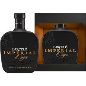 Ron Barceló Imperial Onyx, Rum, 1 Bottiglia da 700 ml | Rum ambrato dominicano invecchiato naturalmente fino a 10 anni in barrique, gradazione 38% vol.
