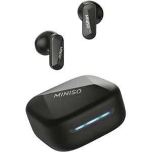 MINISO MS119 Cuffie Traduzione Simultanea, 165 Lingue e 9 Modalità, Nero | 3 in 1 Bluetooth 6.0 Auricolari Traduttore Simultaneo con APP, IPX5 & ENC, 48 Ore di Autonomia per Viaggi, Lavoro e Studio