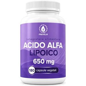 FREVELIX Acido Alfa Lipoico 650mg 180 Capsule Vegetali