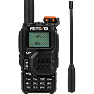Retevis RA79 Walkie Talkie Professionale, Dual Band Radioamatori | CHIRP, Ricezione Banda Aerea, 200 canali, 1400mah, CHIRP, accoppiamento automatico, per la caccia e i viaggi