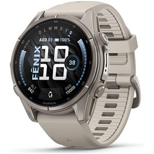 Garmin Orologio Fenix 9 Amoled 43mm Grigio, Taglia: UNI, grigio