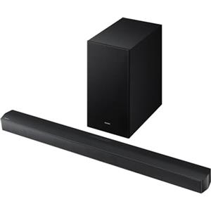 Samsung HW-B650F - Soundbar a 3.1 canali per TV, subwoofer senza fili, Dolby Atmos e DTS Virtual:X, Q-Symphony and Adaptive Sound [Versione Olandese]