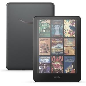 Amazon Kindle Colorsoft Signature Edition 32 GB (modello 2024), con schermo a colori, luce frontale a regolazione automatica, ricarica wireless e lunga durata della batteria (nero metallizzato)