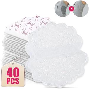 gelpretty 40 Pezzi Ascelle Assorbenti, Pastiglie Assorbi Sudore Uomo Donna | Protezione contro il sudore ascellare. Assorbenti e invisibili, combattono l'iperidrosi per uomo e donna.