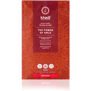 khadi THE POWER OF AMLA Maschera per Capelli Ayurvedica - 50 g | Volume incredibile, radici rinforzate e nuova vitalità - vegana