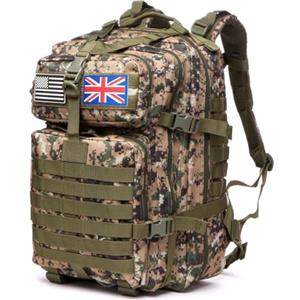 Thuram 50L Nylon Durevole Impermeabile Pesca Caccia Zaino Outdoor Militare Zaini Tattici Sport Campeggio Escursioni Borse