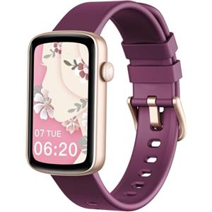 SHANG WING Smartwatch Donna Piccolo Elegante Orologio Fitness Impermeabile | Contapassi Cardiofrequenzimetro SpO2 Ciclo Mestruale Sonno Notifiche AMOLED Bluetooth 5.4 Idee Regalo Donna per Android iOS