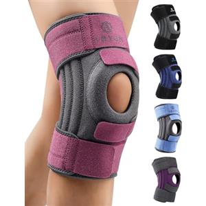 ABYON Ginocchiera Ortopedica per Uomo & Donna - Artriti, Menisco, ACL - con Stabilizzatori Tripli & Cintura Regolabile 360° per Sollievo dal Dolore e Recupero Rapido