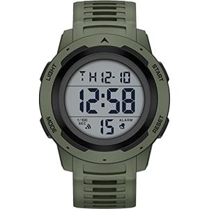 GOLDEN HOUR Gli Orologio Uomo Impermeabilizzano lo Sport di Digital Guarda lo Stile Militare Dell'esposizione di Lettura Dacile Dello Schermo Con la Cinghia