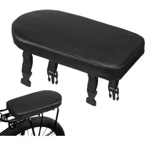 Generico Seggiolino Posteriato Bici Cargo Ergonomico Antiscivolo con Doppio Gancio | Supporto posteriore universale per trasporto passeggeri o bagagli, dotato di imbottitura traspirante e fissaggio veloce