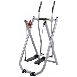 XBDLYQBD Cyclette Pieghevole Ellittica, Attrezzatura Fitness, Bici Da Palestra Domestica, Air Walker Cardio Dual Trainer Verticale Per Esercizi In Sala, Argento