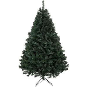 HOMCOM Albero di Natale 180 cm Artificiale con 820 Rami Ignifughi, Verde | Albero di Natale Folto Realistico, Base in Acciaio, Design in Pino, per Casa e Interni