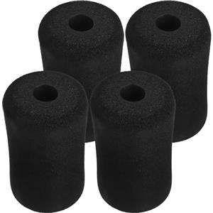 ifundom 4 Pezzi Cuscinetti in Schiuma, Foro 22mm, Nero | Rivestimento Pratico per Allenamento Domestico, Superficie Liscia, Supporto per Uso Ripetuto, Compatibile Foam Roller 60cm