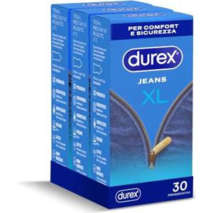 Durex Settebello XL, Preservativi Extra-Large, 30 Profilattici