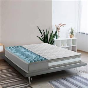 Talamo Italia - Materasso matrimoniale Teodora, Materasso in Memory Foam e Gel a 9 zone differenziate, 100% Made in Italy, Anti acaro e Anallergico, Cm 160x190h27