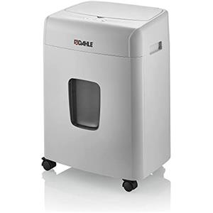 Dahle ShredMATIC 90, Distruggidocumenti Autofeed (90 fogli, P-4, taglio a particelle, senza olio e manutenzione, alimentatore automatico di carta grigio), One size