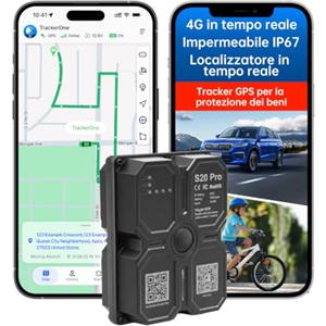 wanwaytech Localizzatore GPS per auto 4G LTE magnetico e impermeabile gps Moto Veicoli | Localizzazione GPS