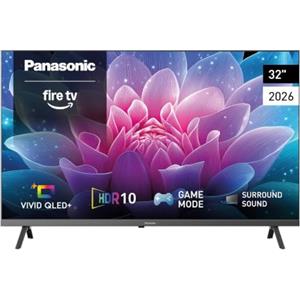 Panasonic TV-32S65C, Full HD Vivid QLED+, Fire TV Televisore, Smart TV | AI Colour Engine, Dolby Atmos, Controllo vocale Alexa, Apple Airplay, Bluetooth, 60Hz, 32 (82cm), S65C Serie, 2026