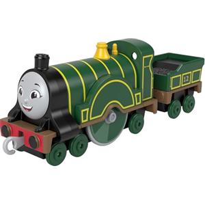 THOMAS & FRIENDS Fisher-Price Il Trenino Thomas Emily Locomotiva in Metallo | Treno giocattolo in metallo con motrice a spinta per bambini in età prescolare dai 3 anni, HHN53