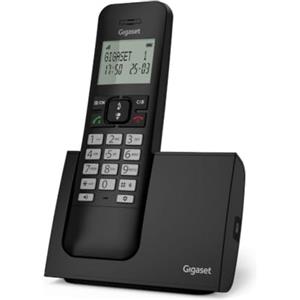 Gigaset Essential 420 Telefono Cordless Fisso, Display da 2 Pollici, Nero | Blocco chiamate con blacklist, tasto vivavoce, volume regolabile, rubrica telefonica, [Versione Italiana]