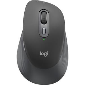 Logitech Signature Comfort M840 L, mouse wireless con Bluetooth | Clic discreti, smartwheel, pulsanti personalizzabili e compatibilità multi-dispositivo per Windows, macos e ipados - Grafite