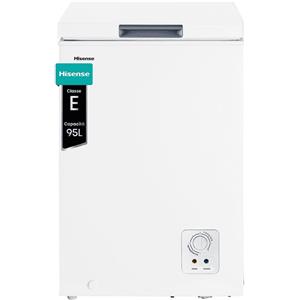 HISENSE FT125D4AWE Congelatore pozzo, Capacità netta 95 l, dimensioni: L 54,6 cm, A 85,4 P 47,9 Rumorosità 40 dB(A), Classe E