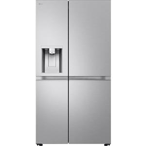 LG Frigorifero americano LG GSLE91MBAB, Sistema Multi Flow: Sì; raffreddamento frigorifero: No Frost; congelatore: Frost, Capacità netta totale 623 l, Rumorosità: 32 dB(A), LAN wireless, Dispenser acqua, ghiaccio, Dimensioni: L 91,3 cm A 179 P 73,1 cm, …