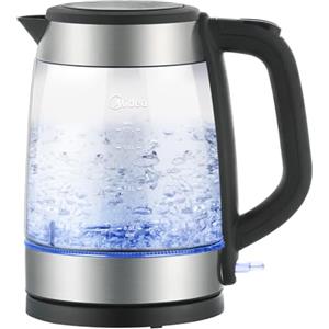 Midea Bollitore in vetro, 1,7 l, senza BPA