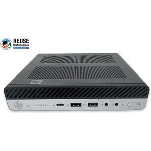 HP EliteDesk 800 G3 mini, i5-7500T, 8Gb RAM, 256Gb NVMe, Ricondizionato D968