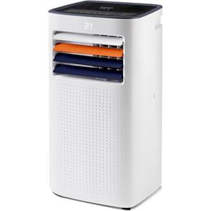 Taurus AC 207 RVKT Temp Design - Climatizzatore portatile. Condizionatore 4 in 1: caldo, freddo, deumidificatore e ventilatore. Silenzioso. Timer Telecomando. Kit finestra. Ruote. 2,0 kW / 1,6 kW