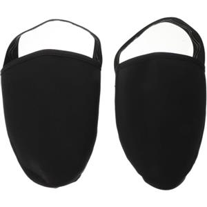 MUCKLILY Copriscarpe Ciclismo Invernali Mezza Parte Antivento Nero | Donne e Mountain Biker, per Scarpe Strada e Mtb Flat, Taglia S 36-40, Suola Antiscivolo
