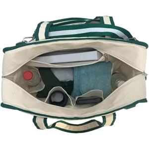 Generic Borsa da badminton - Borsa in tela per racchetta, borsone da trasporto a | Scomparto in tela pesante con cerniera | Racchetta da interno per allenamento sul campo, tracolla regolabile