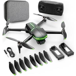 Rolytoy Vraijouet Drone con Telecamera 4K per Bambini e Adulti, Mini FPV Droni con Motore Brushless/45min di Volo/Avvio One-Key/Controllo Gesto, Giocattoli Regalo per Bambini compleanni Natale, Meno di 249g