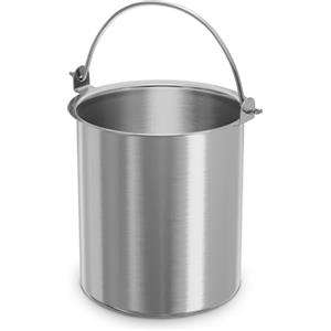 Klarstein FrostFusion Vaschetta Acciaio Inox 1L - Contenitore Gelato Lavabile in Lavastoviglie, Resistente, Compatibile Gelatiera, Raffreddamento Efficiente