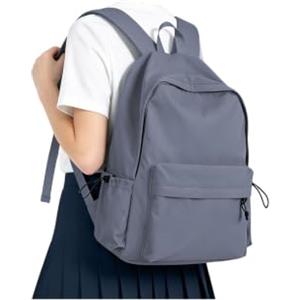 HYC00 Zaino Scuola Superiore Ragazza,Zaino da Scuola Media Ragazzo | Zaino Università Resistente All'acqua Casual Daypacks Antifurto Zaino PC 14 Pollici Zaini Scuola Adolescente,A-Blu Viola