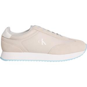 Calvin Klein Uomo Sneakers Running Retro Lace Up in Pelle