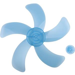 GLOBALHUT Pala Ventilatore 5 Pale 40cm Ricambio Plastica | Design a 5 pale, flusso d'aria , materiale plastico , per raggio 20cm, per facile installazione
