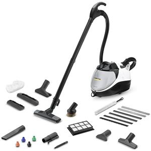 Kärcher SV 7 Pulitore a vapore cilindrico 0,5 L 2200 W Nero, Grigio, Bianco