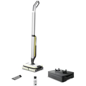 Kärcher FC 7 CORDLESS Scopa elettrica Batteria Bagnato Senza sacchetto Nero, Bianco, Giallo 2,85 Ah