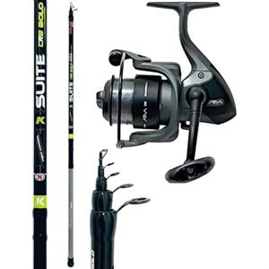kolpo combo da pesca bolognese con canna 5 mt + mulinello con filo