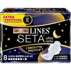 Lines - Seta ultra notte - 8 pezzi