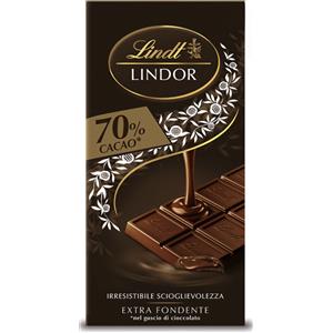 Lindt - Tavoletta Lindor - Extra Fondente 70% - 100g