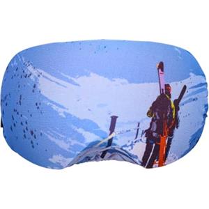Coolcasc® Coolmasc - Copri Maschera Sci in Microfibra - Taglia Unica | Microfibra RPET riciclata, pulisce la lente, protegge dai graffi, facile da indossare, accessori sci e snowboard, regalo sci