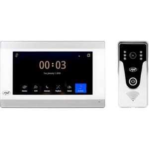 PNI Videocitofono intelligente PNI SafeHome PT750 WiFi HD, P2P, monitor interno, applicazione speciale Tuya Smart, integrazione in scenari e automazioni intelligenti con altri prodotti Tuya compatibili