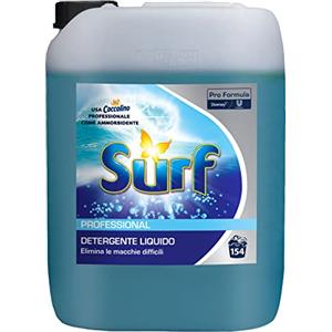 Diversey Surf Professional Detergente Liquido per Macchie Difficili adatto a Capi Bianchi e Colorati Detersivo Lavatrice Delicato sui Tessuti Pro Formula - Tanica da 10L